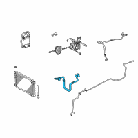 OEM 2002 Lexus ES300 Hose, Cooler Refrigerant Discharge, NO.1 Diagram - 88703-33162