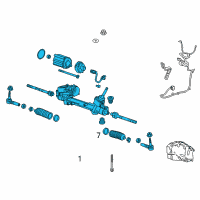 OEM Chevrolet Cruze Gear Assembly Diagram - 39032955