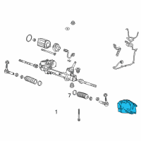 OEM 2016 Buick Regal Heat Shield Diagram - 22918341