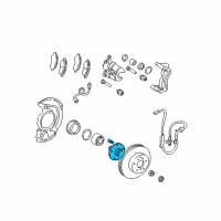 OEM 2003 Toyota Solara Hub Diagram - 43502-32070