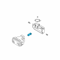 OEM 2004 Infiniti M45 Exterior Bulbs Diagram - B629C-C9904
