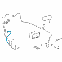 OEM 2004 Cadillac DeVille Cable Asm, Engine Ground(11"Long) Diagram - 12157262