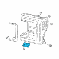 OEM 2020 Ford Police Interceptor Utility Ballast Diagram - JX7Z-13C788-L