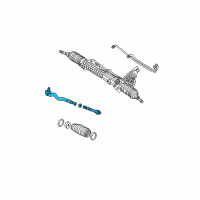 OEM 2006 BMW M3 Steering Tie Rod Assembly Diagram - 32-11-2-228-785