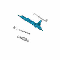 OEM 2001 BMW 325xi Exchange Hydro Steering Gear Diagram - 32-13-6-753-438