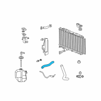 OEM Honda Hose, Water (Upper) Diagram - 19501-RNA-A01