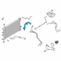 OEM 2019 Lincoln MKZ Lower Hose Diagram - G3GZ-8286-A