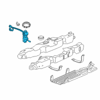 OEM 2005 Lincoln Aviator Fuel Pump Diagram - 5C5Z-9H307-A