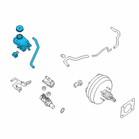 OEM Nissan Murano Tank Assy-Brake Oil Reservoir Diagram - 46090-5AA0B