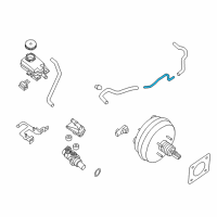 OEM 2019 Nissan Murano Tube-Booster To Tank Diagram - 47401-5AA0A