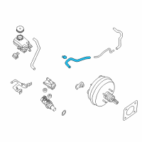 OEM 2017 Nissan Murano Hose-Brake Booster Diagram - 47471-5AA0A