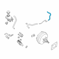 OEM 2015 Nissan Murano Hose-Brake Booster Diagram - 47474-5AA0A