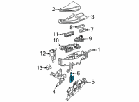 OEM 2020 Toyota Highlander Lower Cover Diagram - 82663-0E130