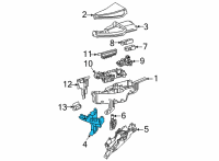 OEM 2022 Toyota Highlander Lower Cover Diagram - 82663-0E110