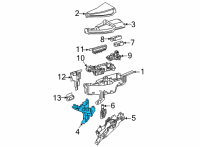 OEM Toyota Highlander Lower Cover Diagram - 82663-0E110