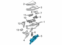 OEM 2021 Toyota Highlander Lower Cover Diagram - 82663-0E080