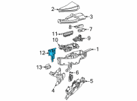 OEM 2021 Toyota Highlander Side Cover Diagram - 82661-0E060