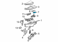 OEM Lexus NX450h+ Block Assembly, Relay Diagram - 82660-0E050