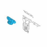 OEM 2014 Hyundai Azera Protector-Heat, LH Diagram - 28525-3C730