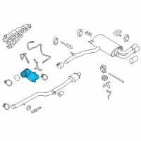 OEM 2011 BMW X3 Catalytic Converter Diagram - 18-32-8-603-873
