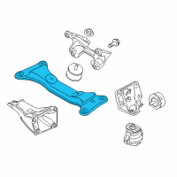 OEM 2008 BMW 128i Gearbox Support Diagram - 22-31-6-771-065