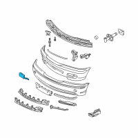 OEM 2004 BMW 325xi Flap, Towing Eye, Primed Diagram - 51-11-7-044-125