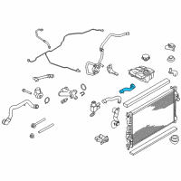 OEM Ford Transit Connect Inlet Hose Diagram - CV6Z-18N345-T