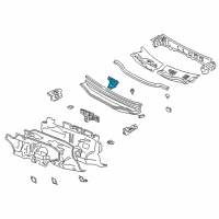 OEM 2003 Lexus RX300 Panel Sub-Assy, Dash Diagram - 55101-48021