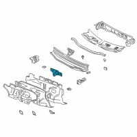 OEM 2003 Lexus RX300 Insulator, Dash Panel, Outer Diagram - 55223-48020