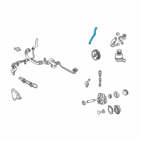 OEM Toyota Reservoir Hose Diagram - 44348-0C010