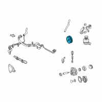 OEM 2000 Toyota Tundra Pulley Diagram - 44311-0C020