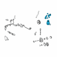 OEM Toyota Tundra Reservoir Diagram - 44360-0C030