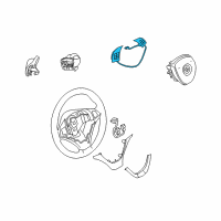 OEM 2013 BMW X6 Multifunct Steering Wheel Switch Diagram - 61-31-9-239-909