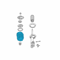 OEM 2010 Chevrolet Malibu Front Springs Diagram - 15257490