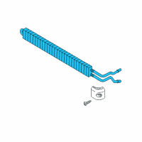 OEM BMW Power Steering Oil Cooler Diagram - 17-21-7-601-738