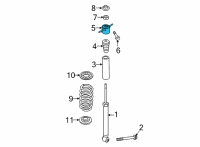 OEM 2021 Hyundai Elantra INSULATOR-STRUT Diagram - 55310-AA000