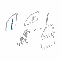 OEM 2014 Honda Ridgeline Sash, R. FR. Door (Lower) (FR) Diagram - 72230-SJC-A01