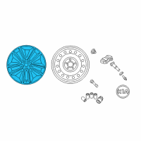 OEM Kia Wheel Assembly-Aluminum Diagram - 52910C5110