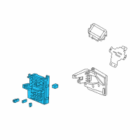 OEM Cadillac CTS Fuse Box Diagram - 22782849