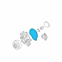 OEM Jeep Gasket-Water Pump Diagram - 53020865