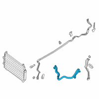 OEM 2016 Infiniti QX60 Pipe Assy-Cooler, Condenser To Tank Diagram - 92446-9NC0A