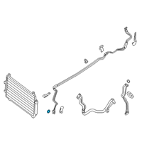 OEM 2021 Infiniti Q60 O-Ring - A/C Diagram - 92473-N823A