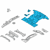 OEM Lincoln Floor Pan Assembly Diagram - BT4Z-7811218-A