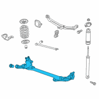 OEM 2013 Buick Verano Axle Beam Diagram - 13319413