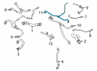 OEM 2020 BMW X5 LINE TO EXPANSION TANK Diagram - 17-12-8-071-770