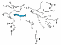 OEM 2020 BMW X5 HOSE RADIATOR-WATER PUMP Diagram - 17-12-8-089-679