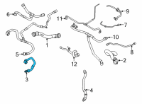 OEM 2020 BMW X5 HOSE UPSTREAM OF COOLANT RAD Diagram - 17-12-8-071-766