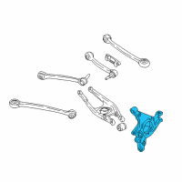 OEM 2016 BMW M4 Wheel Carrier, Rear Right Diagram - 33-30-2-284-796