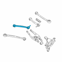 OEM BMW M3 Rubber Mount Wishbone, Top Diagram - 33-32-2-284-777