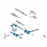 OEM Toyota 4Runner Differential Carrier Diagram - 41110-35905